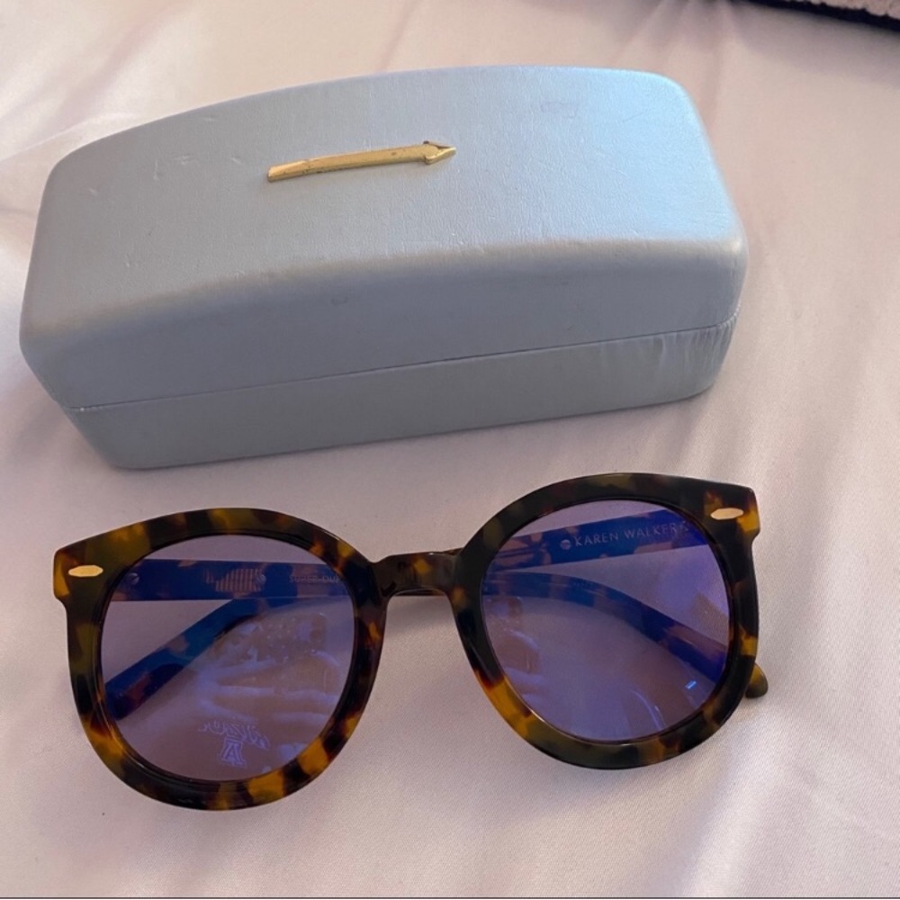 ISO Karen Walker Sunglasses with blue lens
